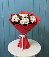 Букет цветов из:  Хризантемы в Лоо