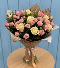 Букет цветов из:  Розы в Лоо